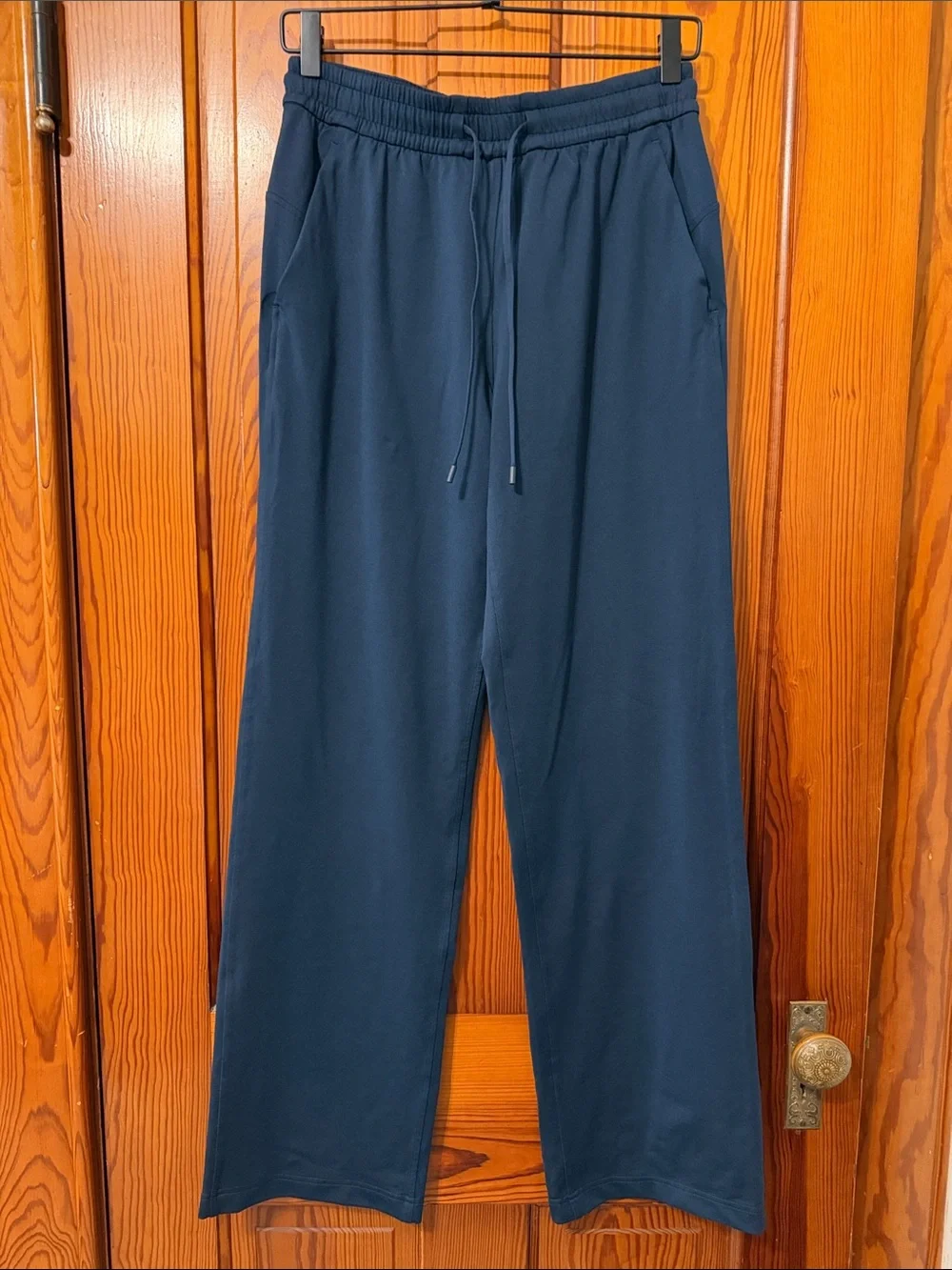 Lululemon Soft Jersey Straight Leg Mid Rise Pant *Regular - True Navy - Lounge 6